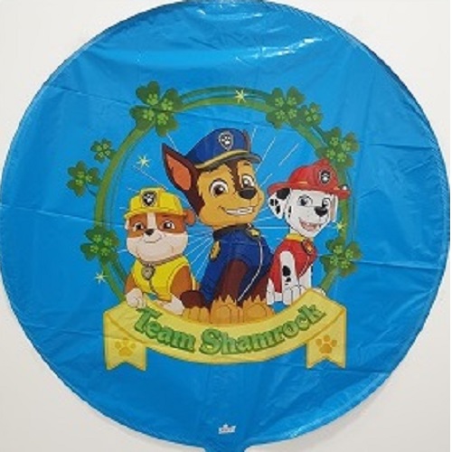 Paw Patrol Team Shamrock Mylar Balloon